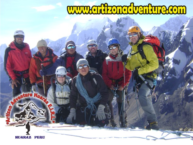 Summit Diablo Mudo Cordillera Huayhuash Julio 2010 CMCSIC Madrid - España